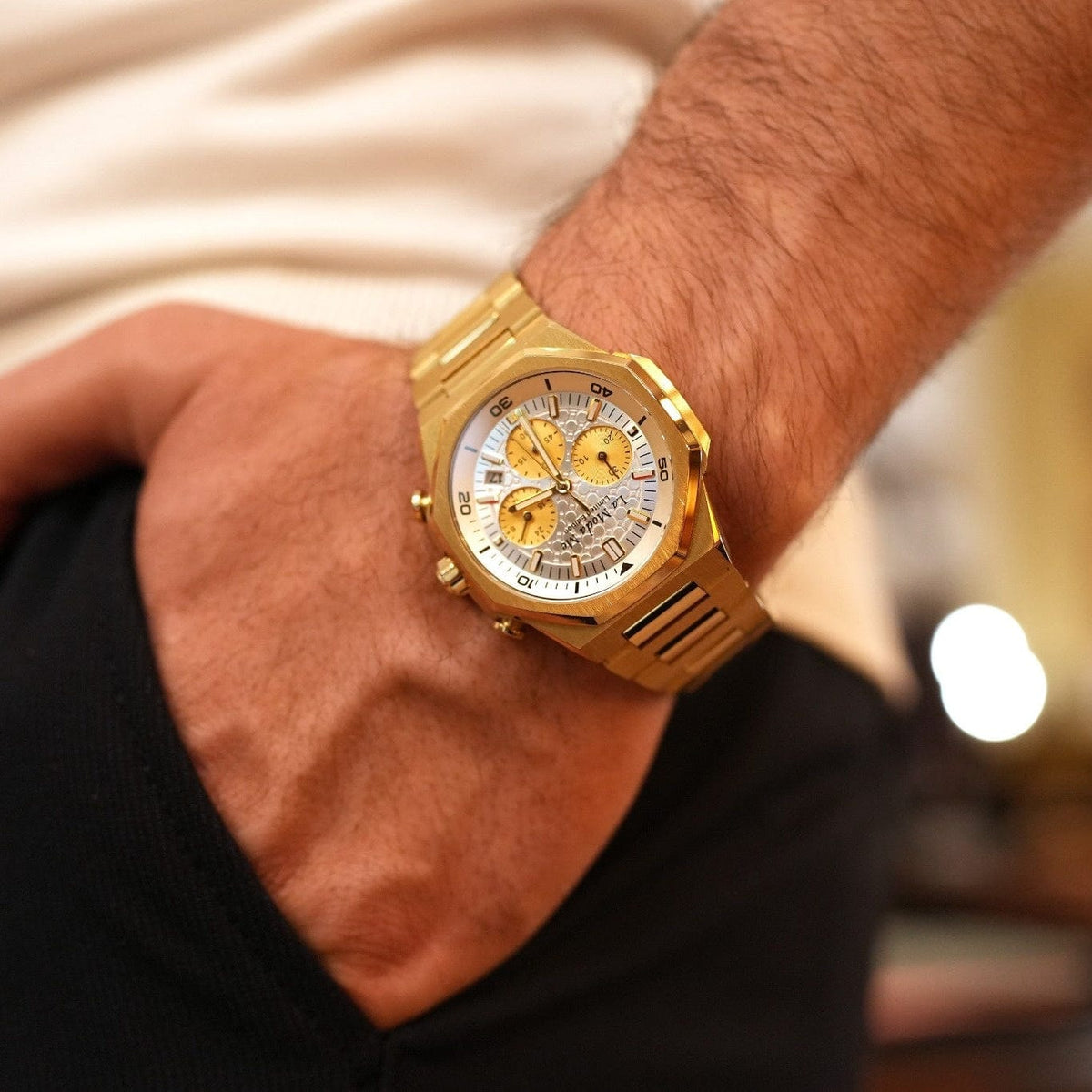 G-Euo Limited Edition Gold Tone Watch - Exclusive Luxury