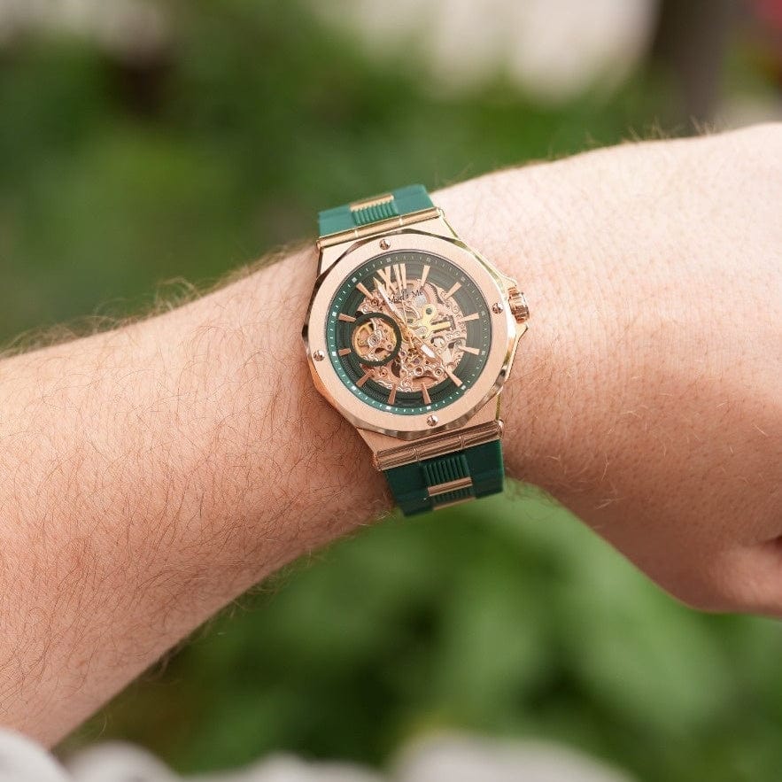 Stetind Emerald Watch - Anvil of the Gods Luxury Timepiece