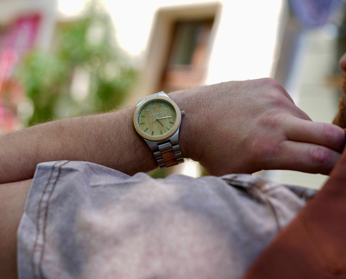 Watch Ember - Eco-Friendly Gold Oak Wooden Timepiece