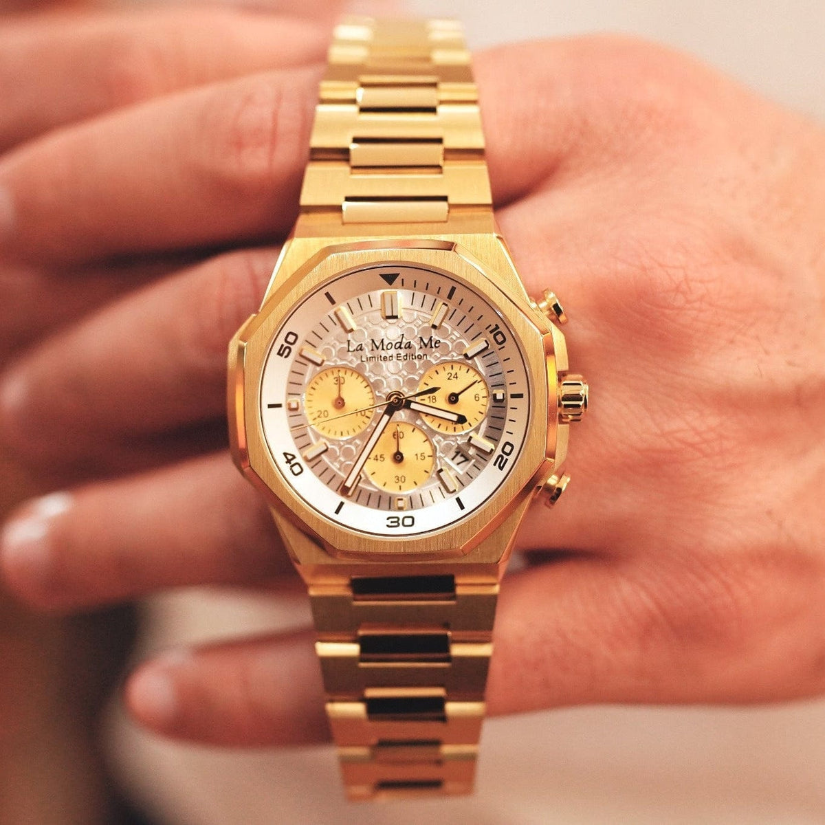 G-Euo Limited Edition Gold Tone Watch - Exclusive Luxury