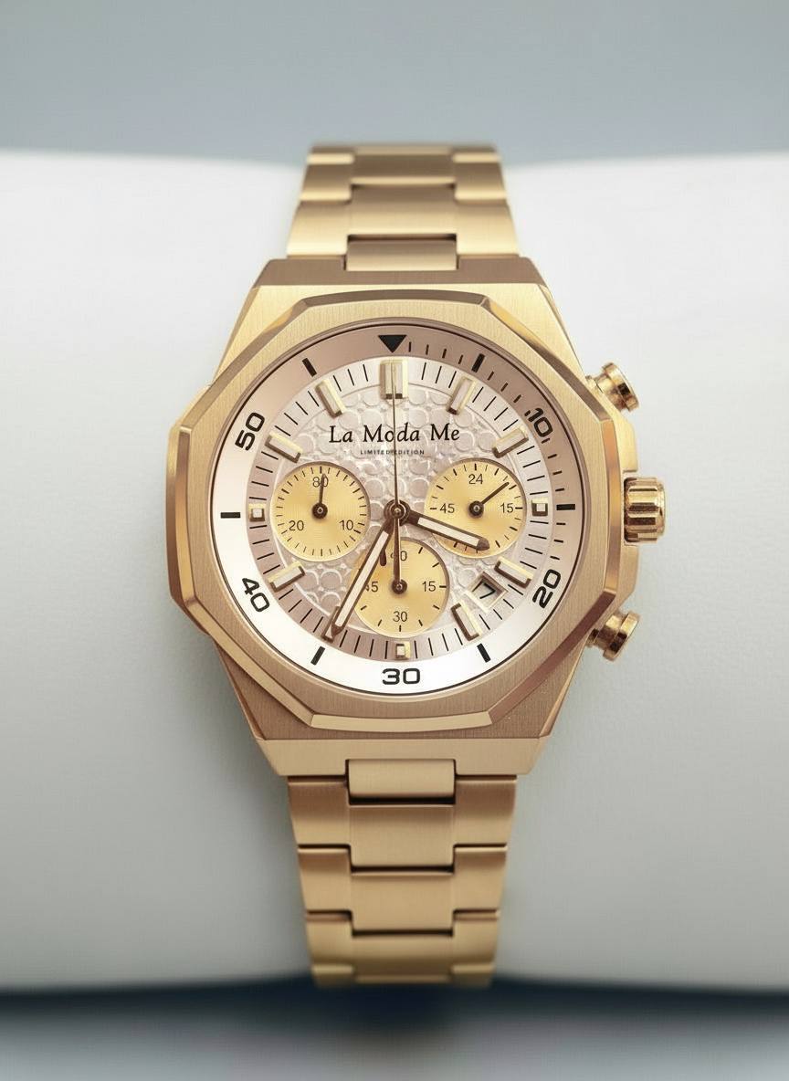 G-Euo Limited Edition Gold Tone Watch - Exclusive Luxury