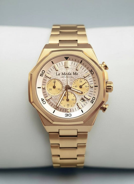 G-Euo Limited Edition Gold Tone Watch - Exclusive Luxury