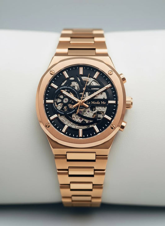 Rubros Jewel Gold Watch - Luxury Gold Timepiece