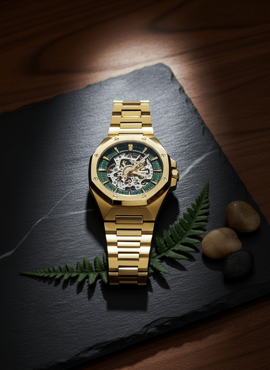 Space Mission Green 8 Watch - Premium Adventure Timepiece