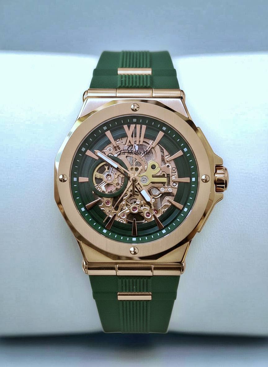 Stetind Emerald Watch - Anvil of the Gods Luxury Timepiece