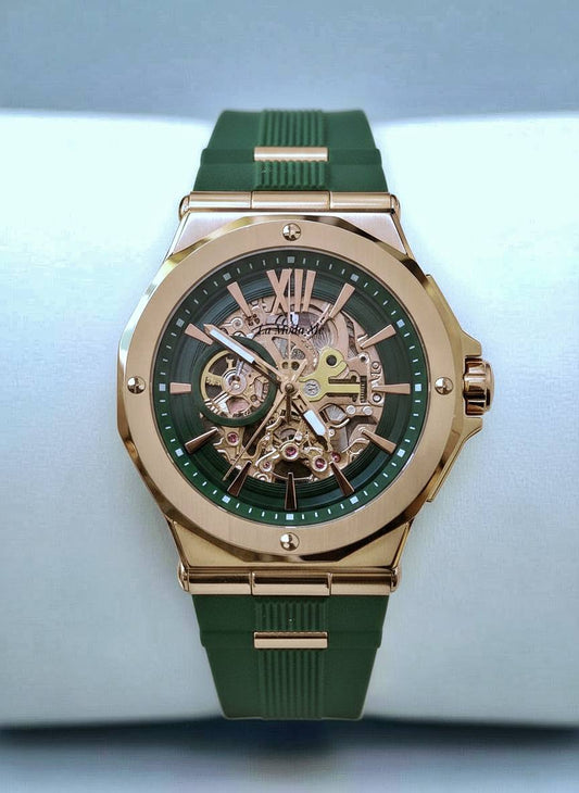 Stetind Emerald Watch - Anvil of the Gods Luxury Timepiece