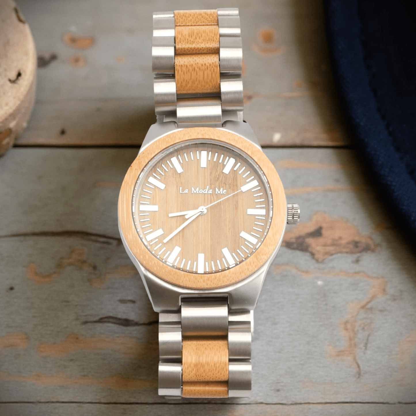 Watch Ember - Eco-Friendly Gold Oak Wooden Timepiece